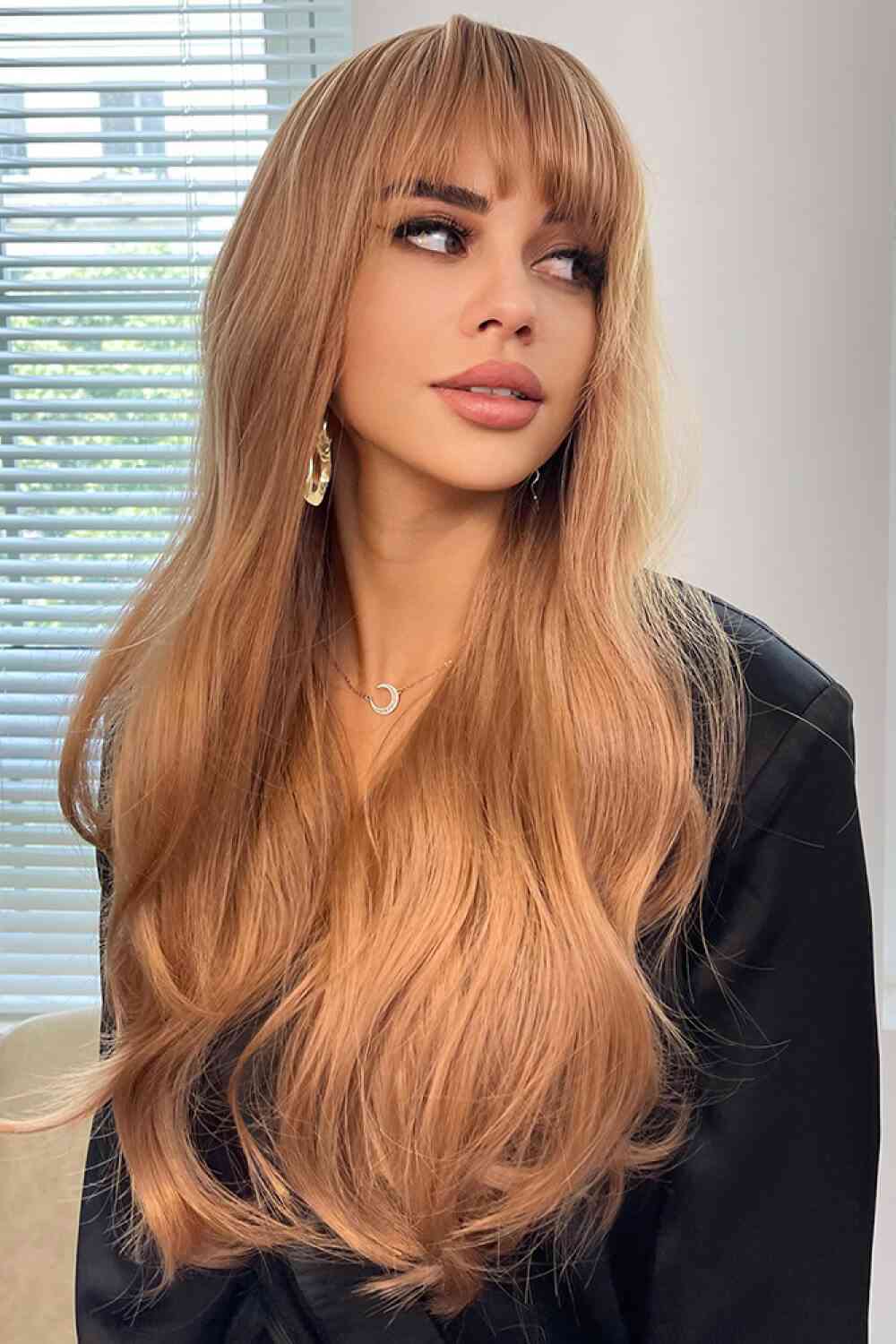 Full Machine Long Wave Synthetic Wigs 24'' - TRENDMELO