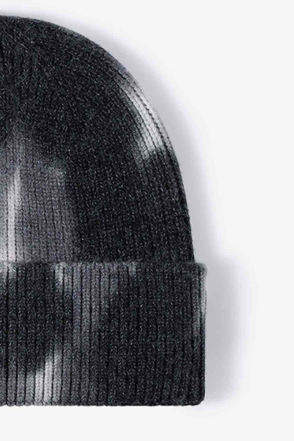 Tie-Dye Cuffed Knit Beanie - TRENDMELO