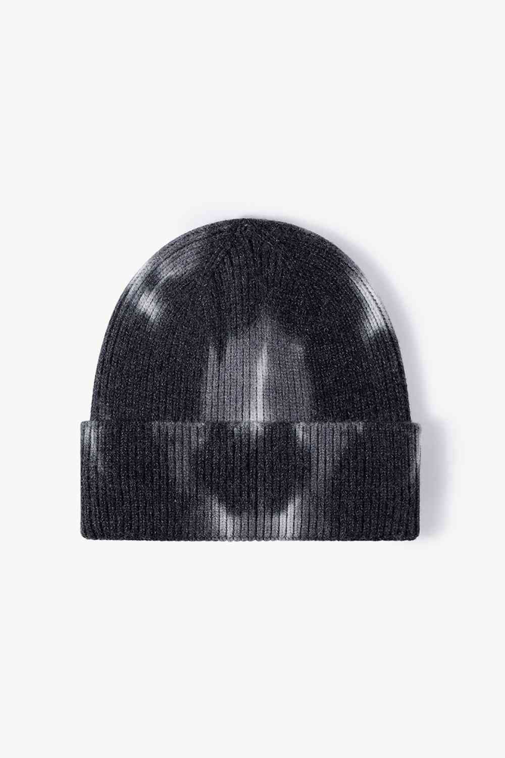 Tie-Dye Cuffed Knit Beanie - TRENDMELO