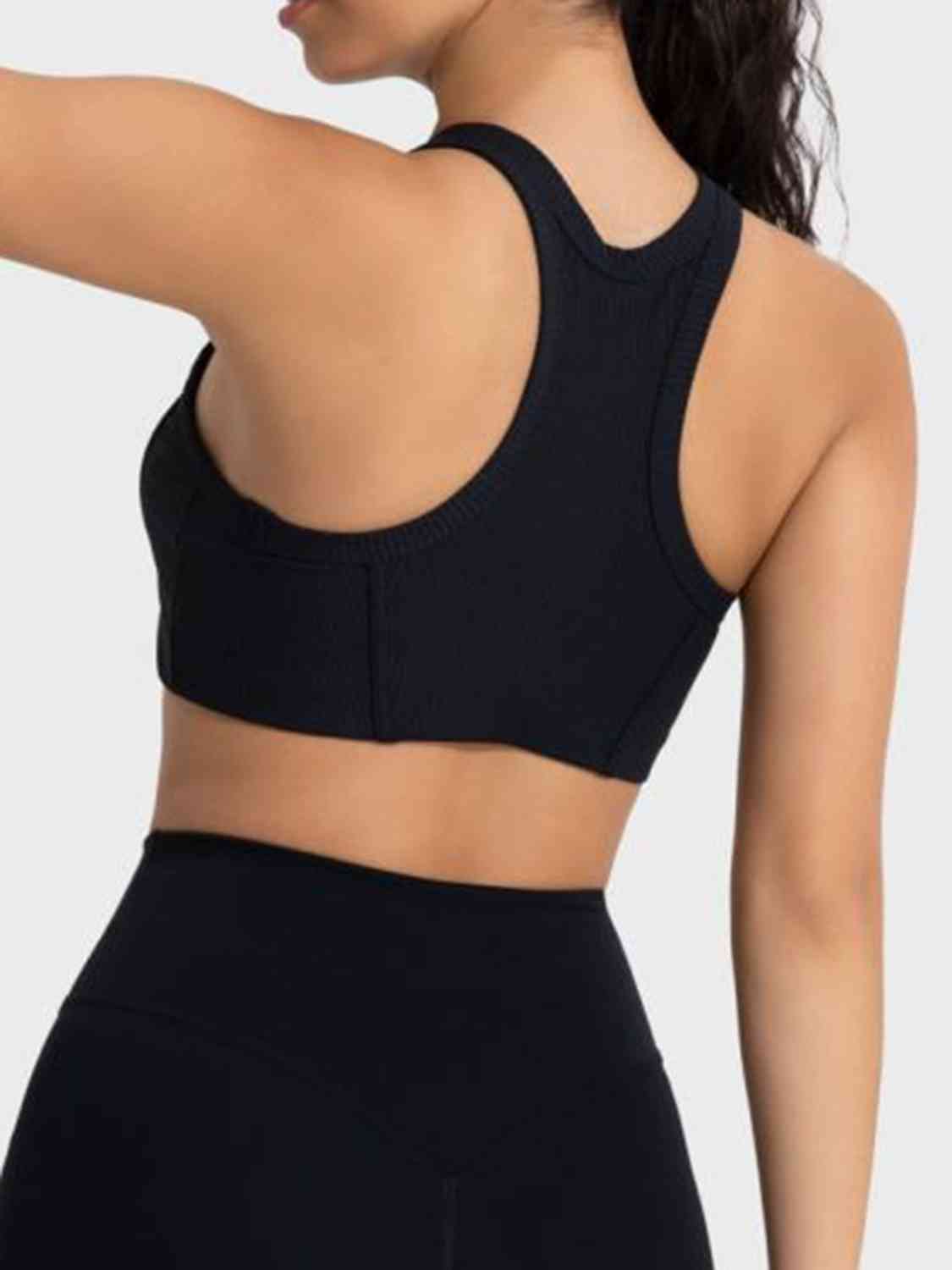 Wide Strap Cropped Sport Tank - TRENDMELO