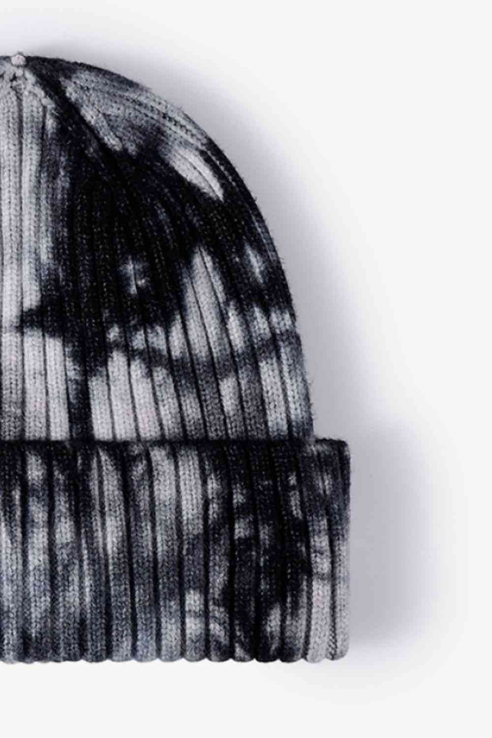 Tie-Dye Ribbed Cuffed Beanie - TRENDMELO