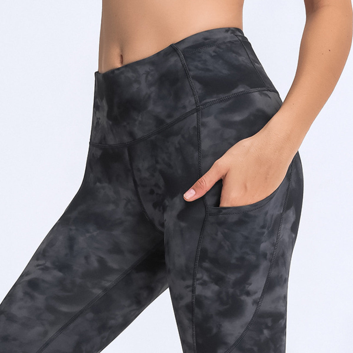 Thigh Pocket Active Leggings - TRENDMELO