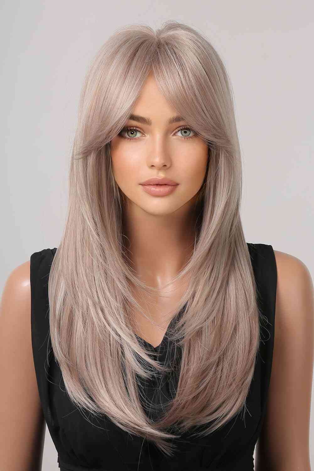 13*1" Full-Machine Wigs Synthetic Long Straight 22" - TRENDMELO