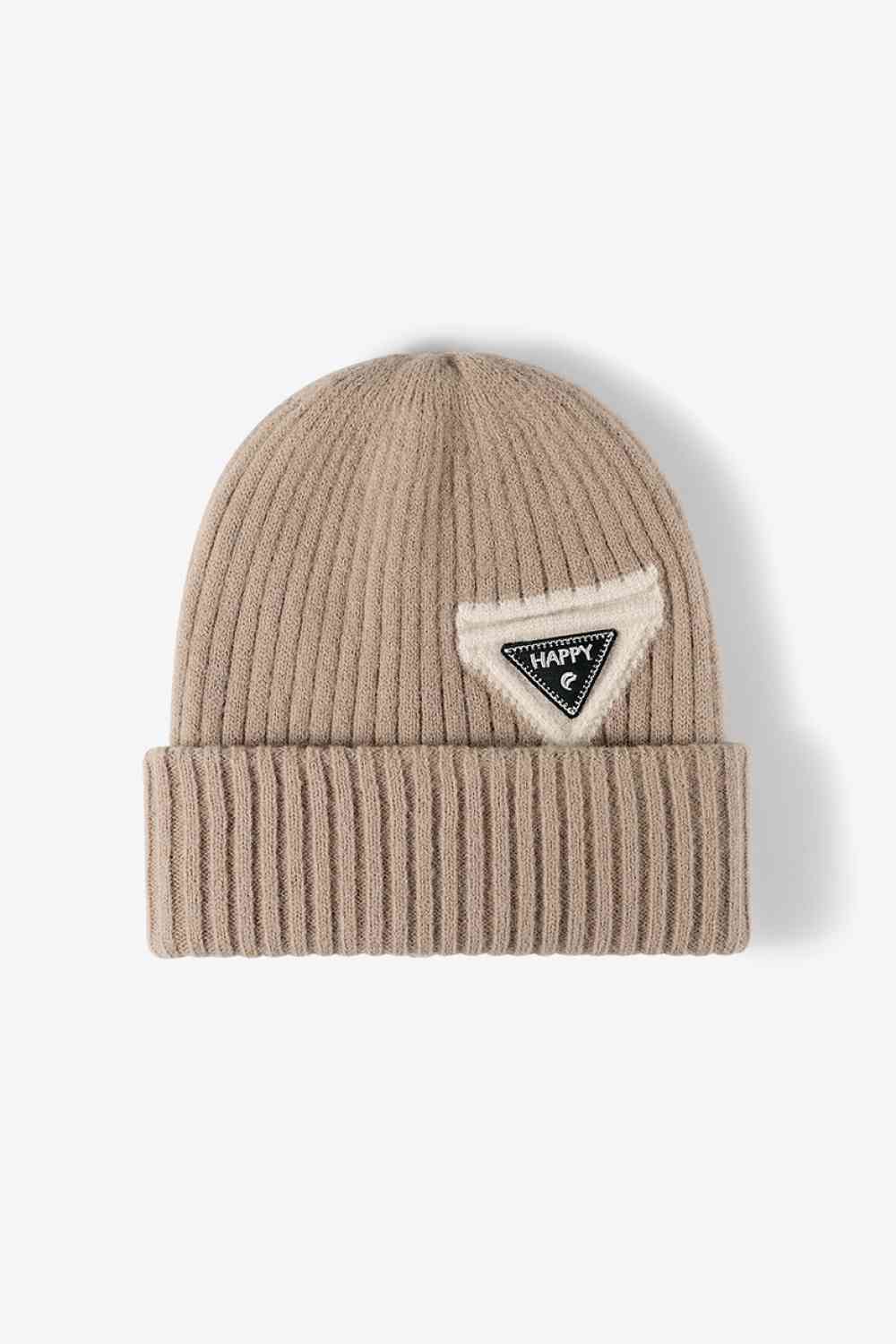 HAPPY Contrast Beanie - TRENDMELO