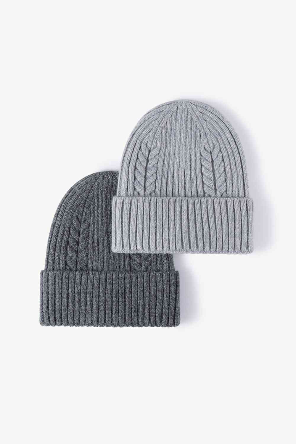 Cable-Knit Cuff Beanie - TRENDMELO