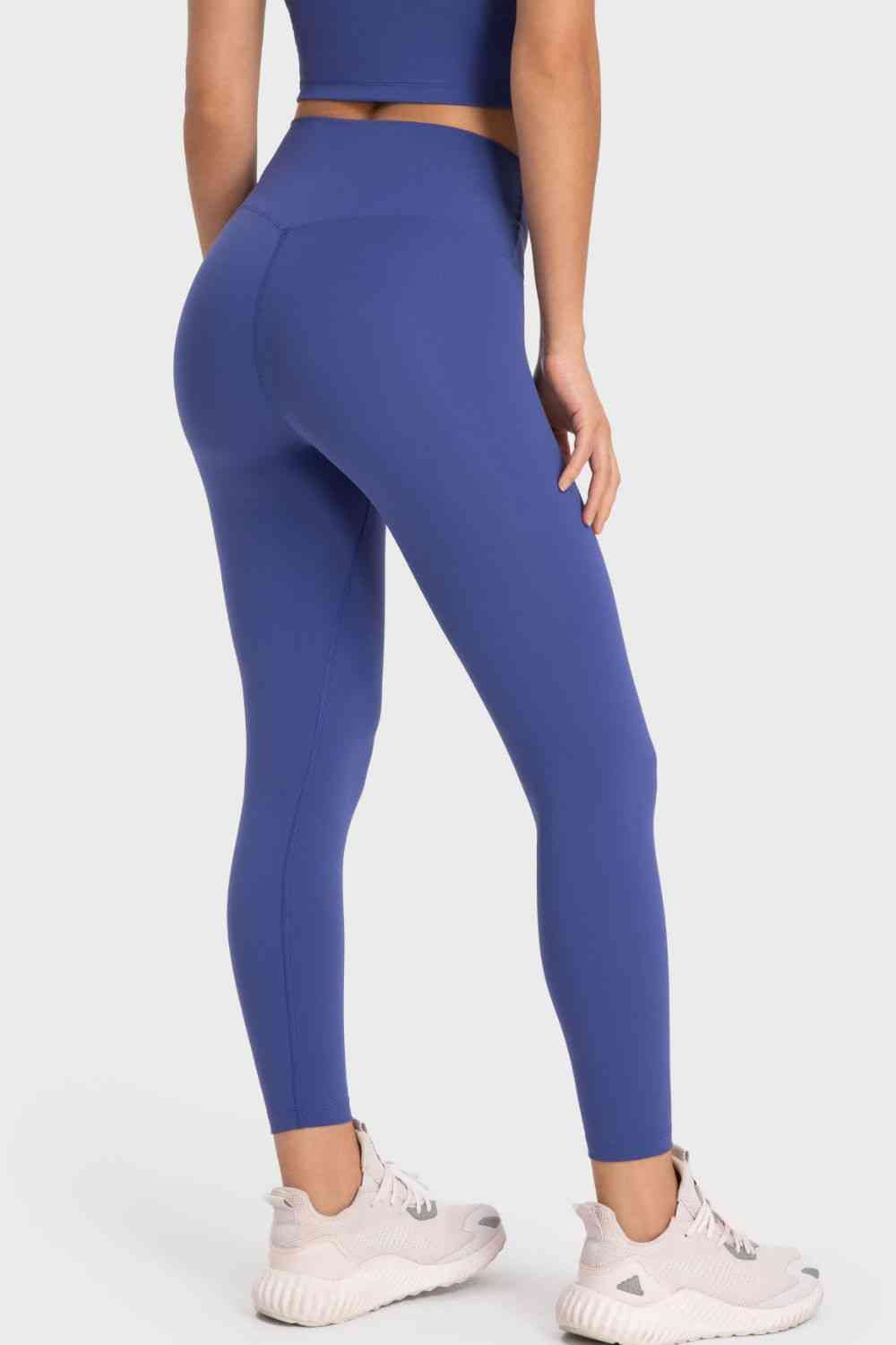 Basic Full Length Active Leggings - TRENDMELO