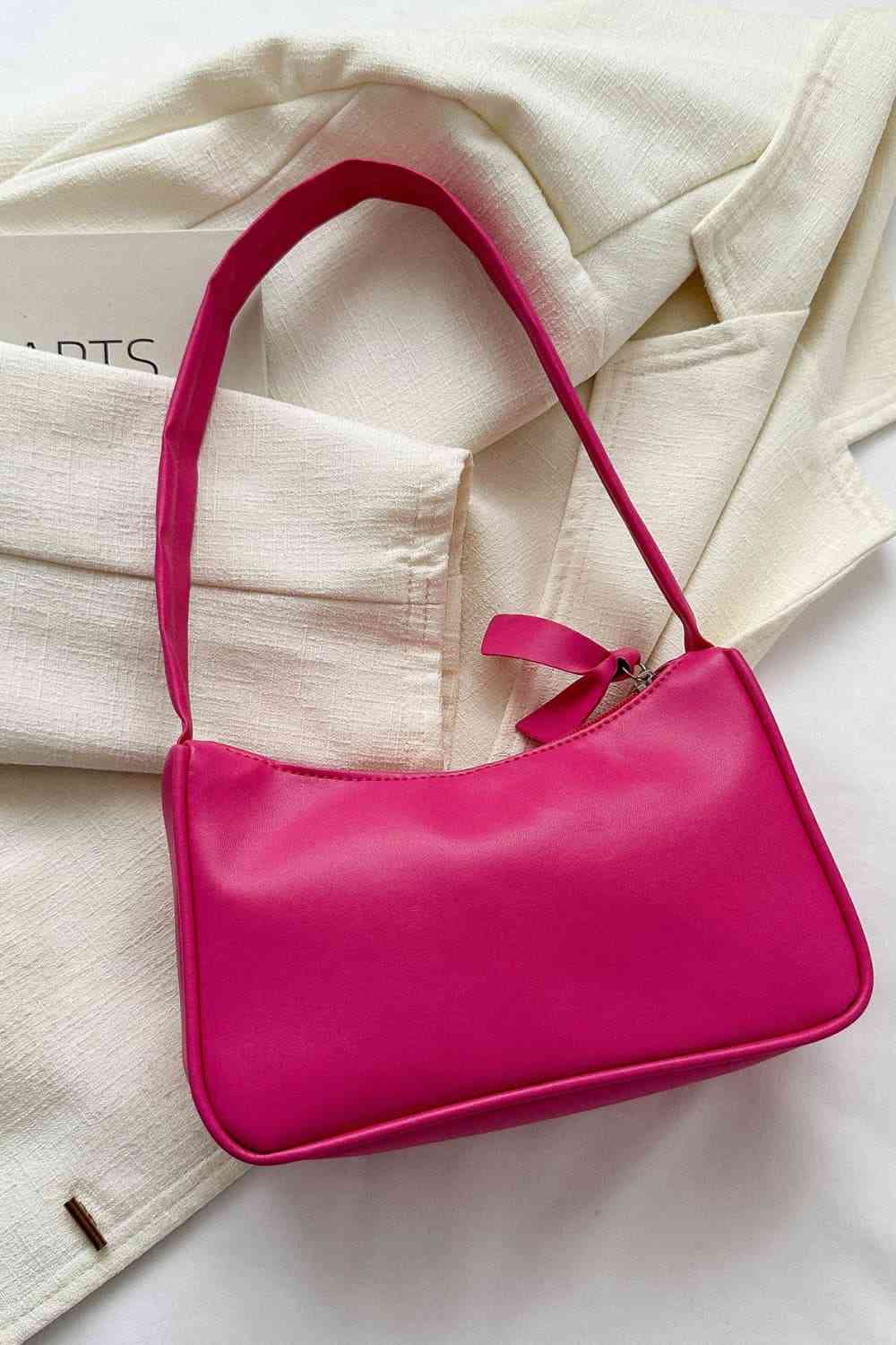 PU Leather Shoulder Bag - TRENDMELO