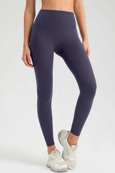 High Waist Skinny Active Pants - TRENDMELO