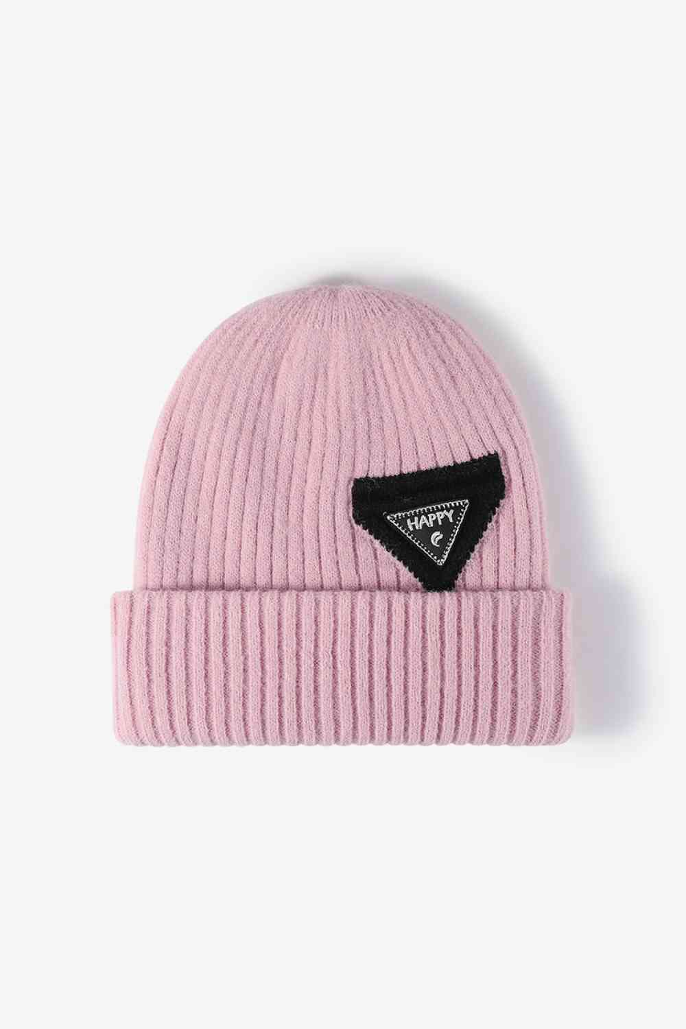 HAPPY Contrast Beanie - TRENDMELO