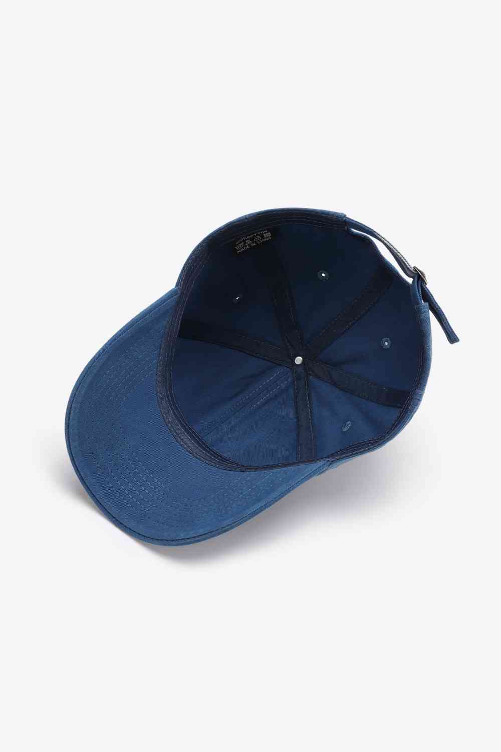 Distressed Adjustable Baseball Cap - TRENDMELO