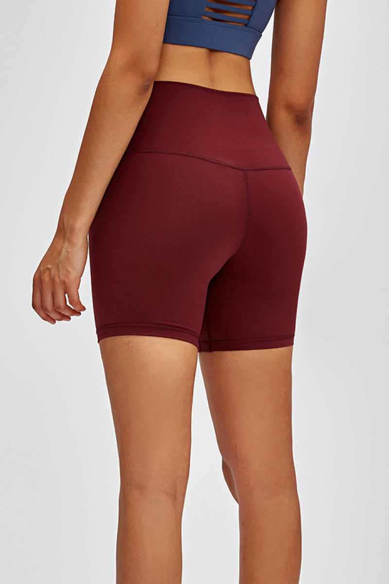 High Waist Training Shorts - TRENDMELO