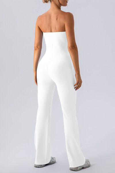 Sleeveless Straight Active Jumpsuit - TRENDMELO