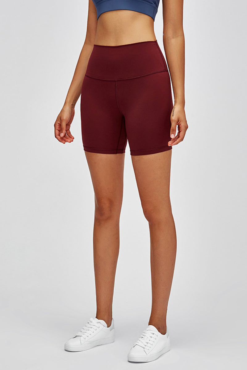 High Waist Training Shorts - TRENDMELO