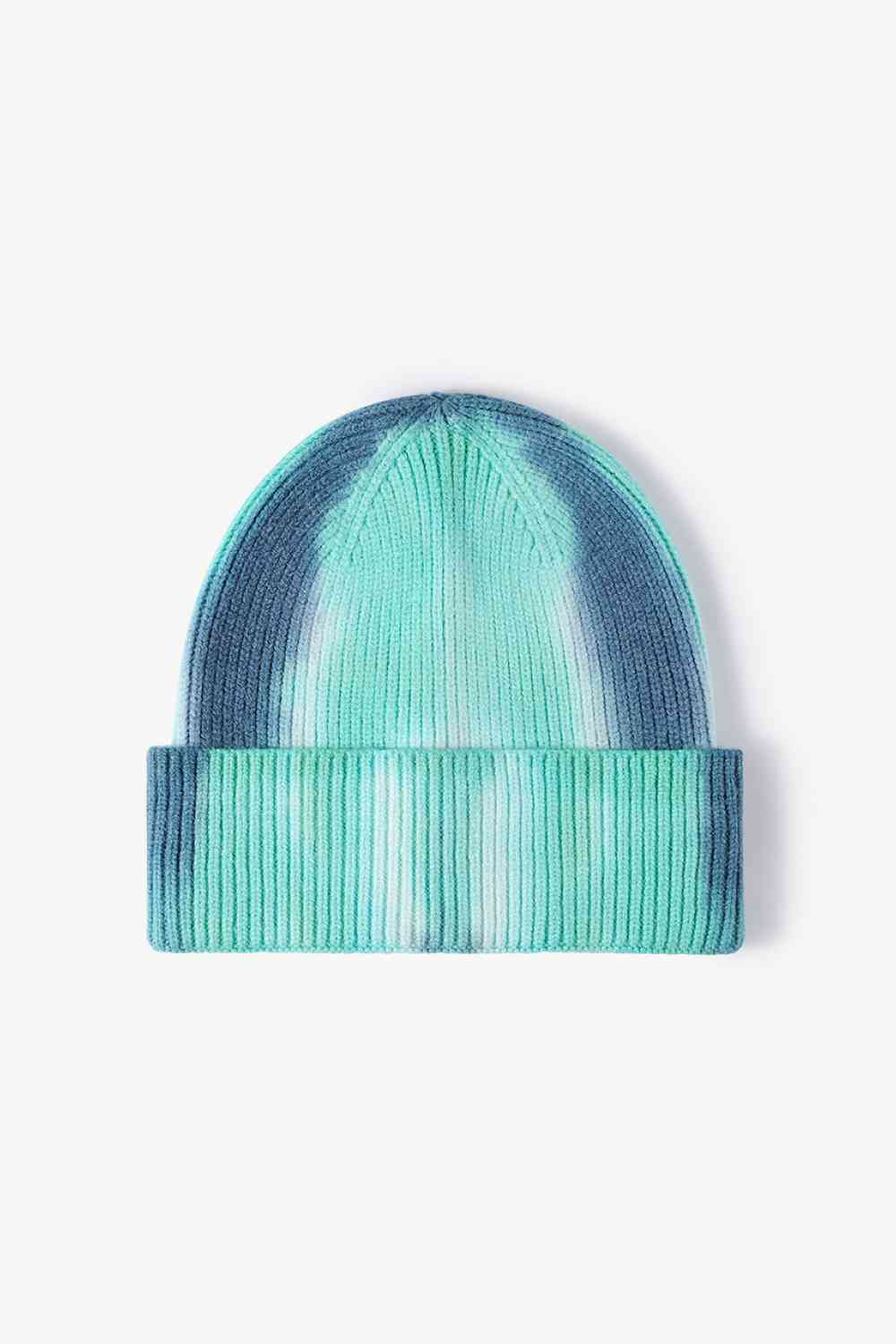 Tie-Dye Cuffed Knit Beanie - TRENDMELO