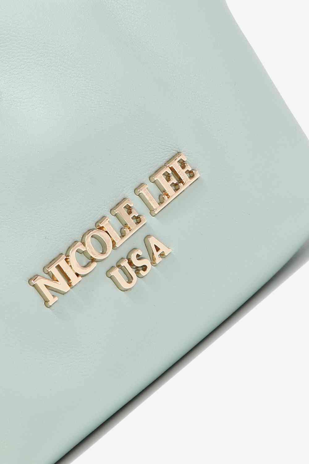 Nicole Lee USA Faux Leather Pouch - TRENDMELO