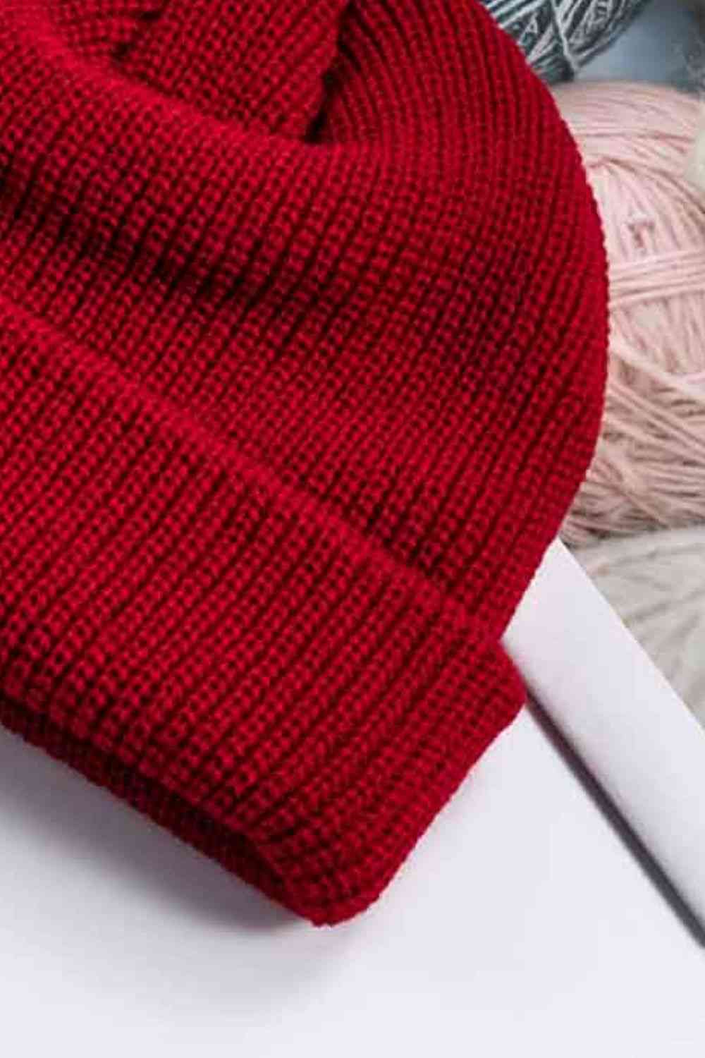 Cozy Rib-Knit Cuff Beanie - TRENDMELO