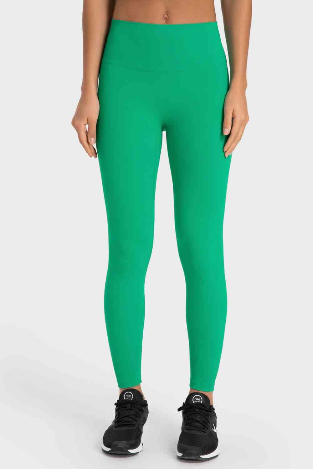 Basic Full Length Active Leggings - TRENDMELO