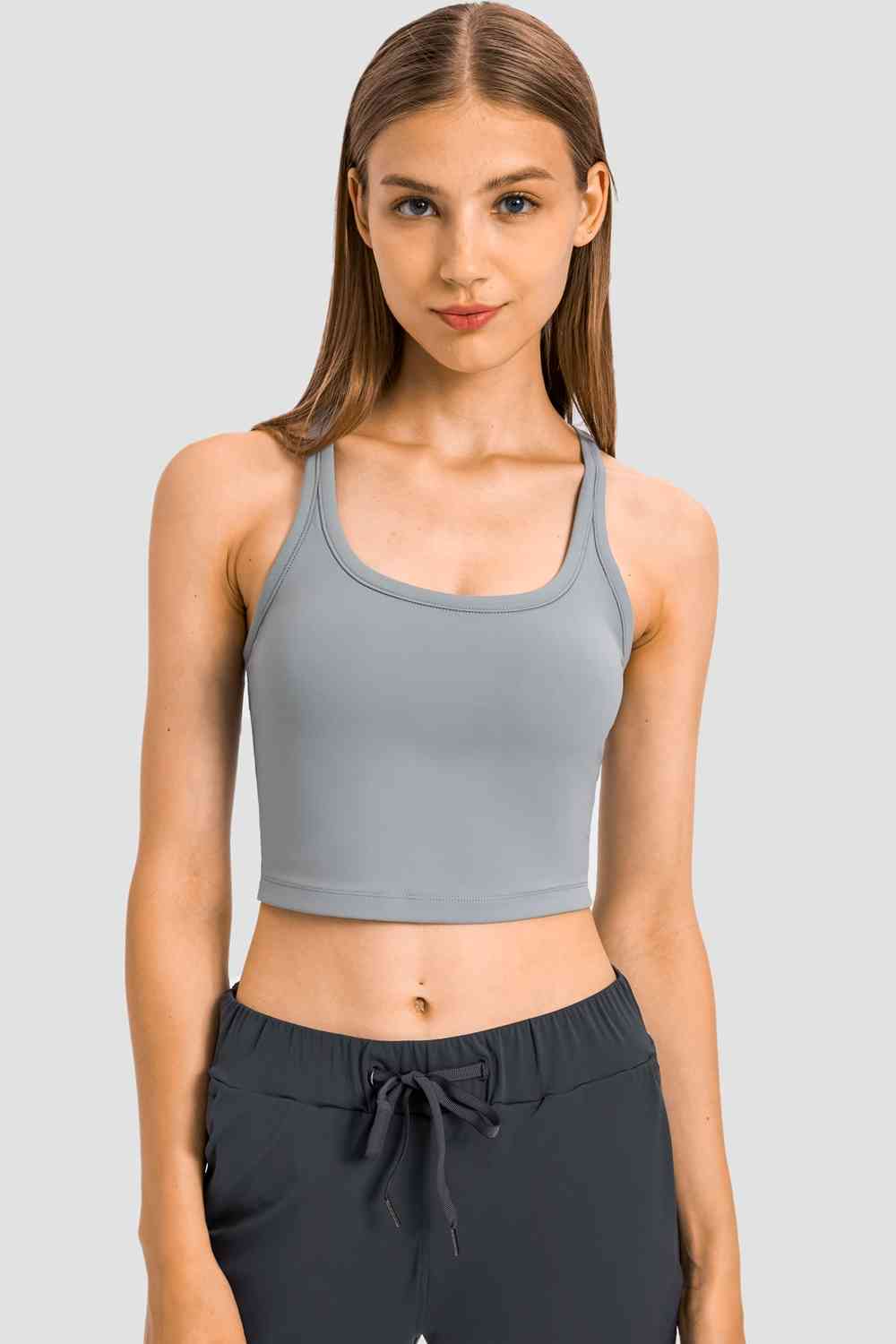 Racerback Sports Bra - TRENDMELO