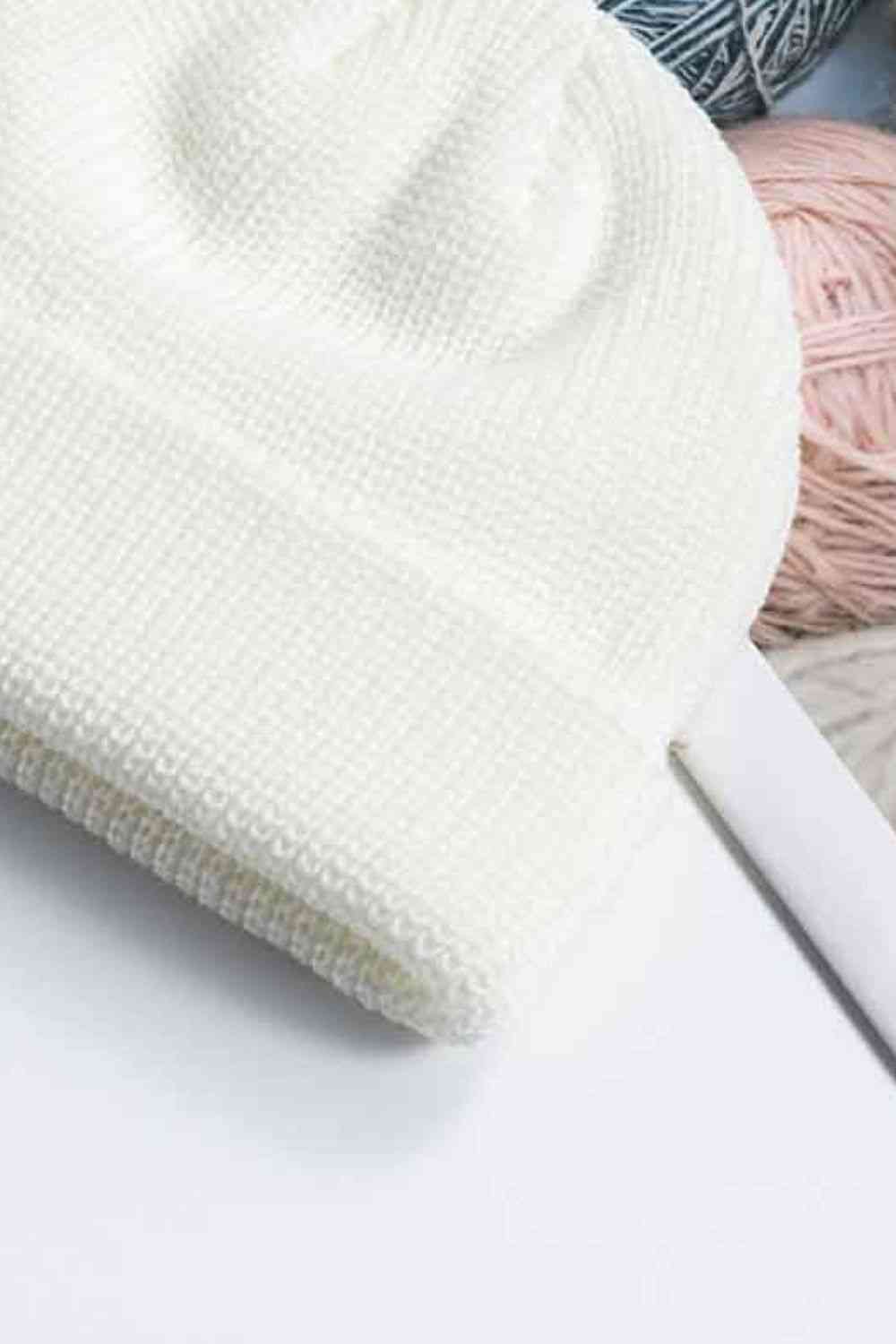 Cozy Rib-Knit Cuff Beanie - TRENDMELO