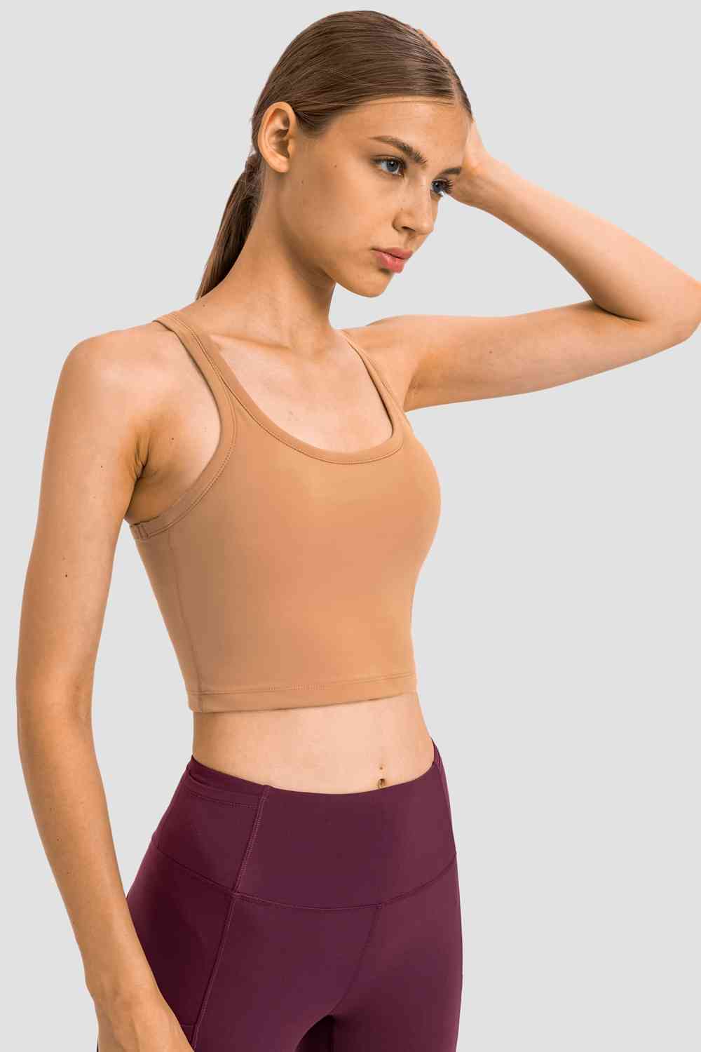 Racerback Sports Bra - TRENDMELO