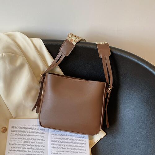 Small PU Leather Crossbody Bag - TRENDMELO