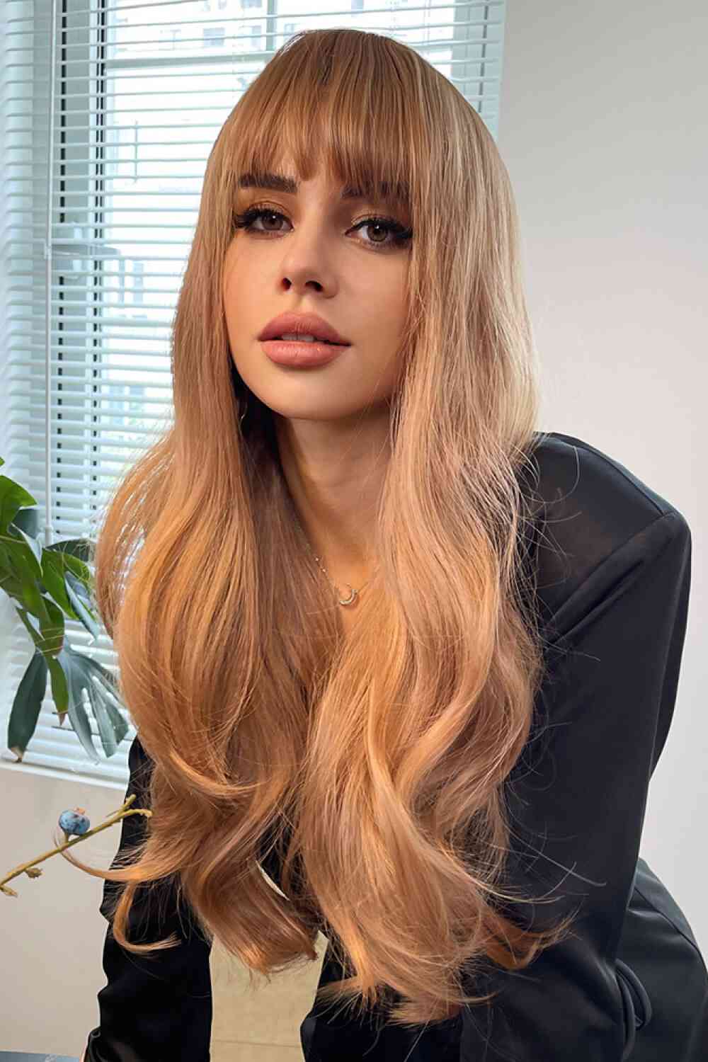 Full Machine Long Wave Synthetic Wigs 24'' - TRENDMELO