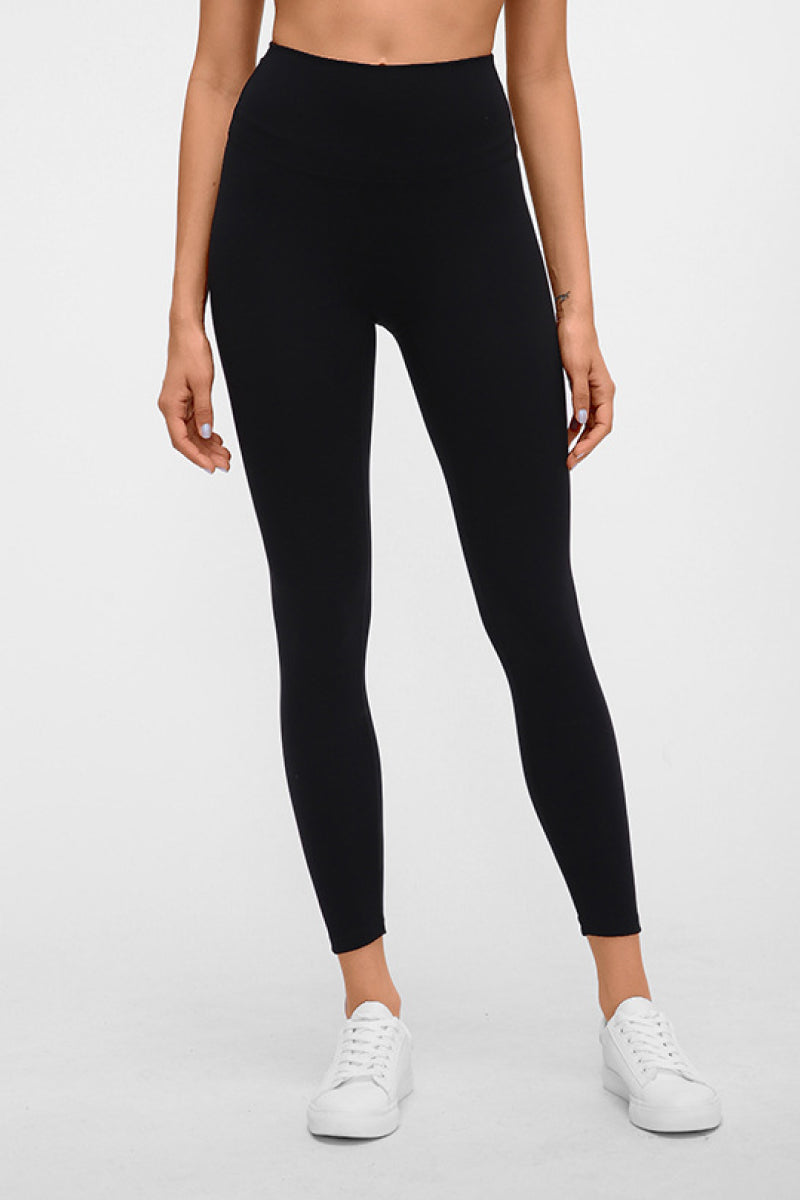 Basic Full Length Active Leggings - TRENDMELO