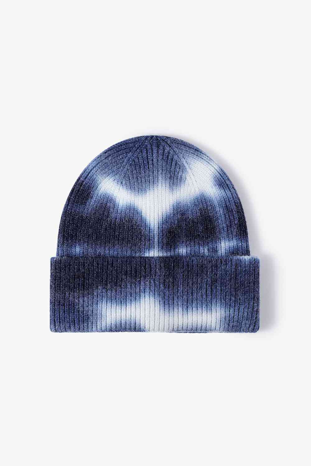 Tie-Dye Cuffed Knit Beanie - TRENDMELO