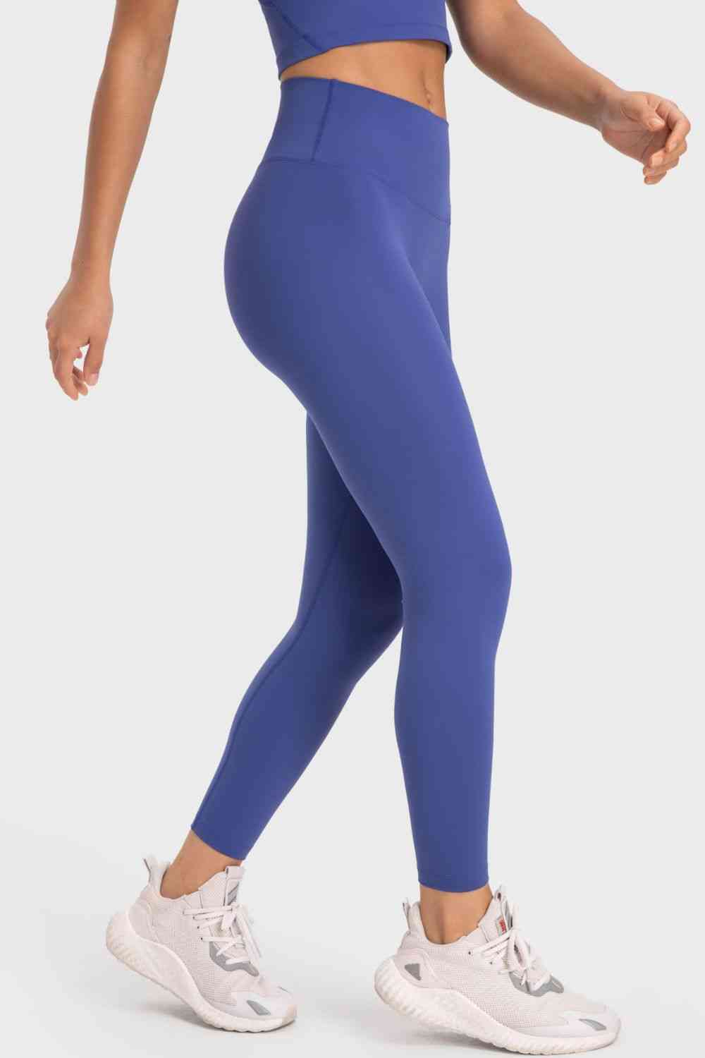 Basic Full Length Active Leggings - TRENDMELO