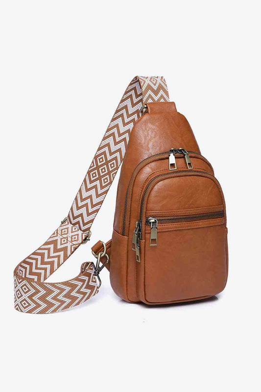 Adored It's Your Time PU Leather Sling Bag - TRENDMELO