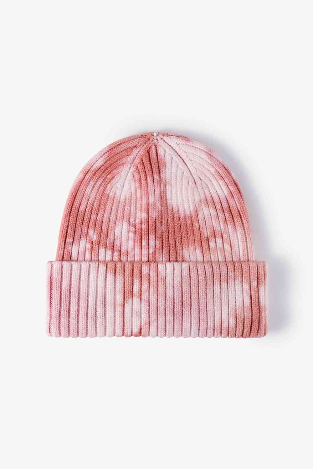 Tie-Dye Ribbed Cuffed Beanie - TRENDMELO