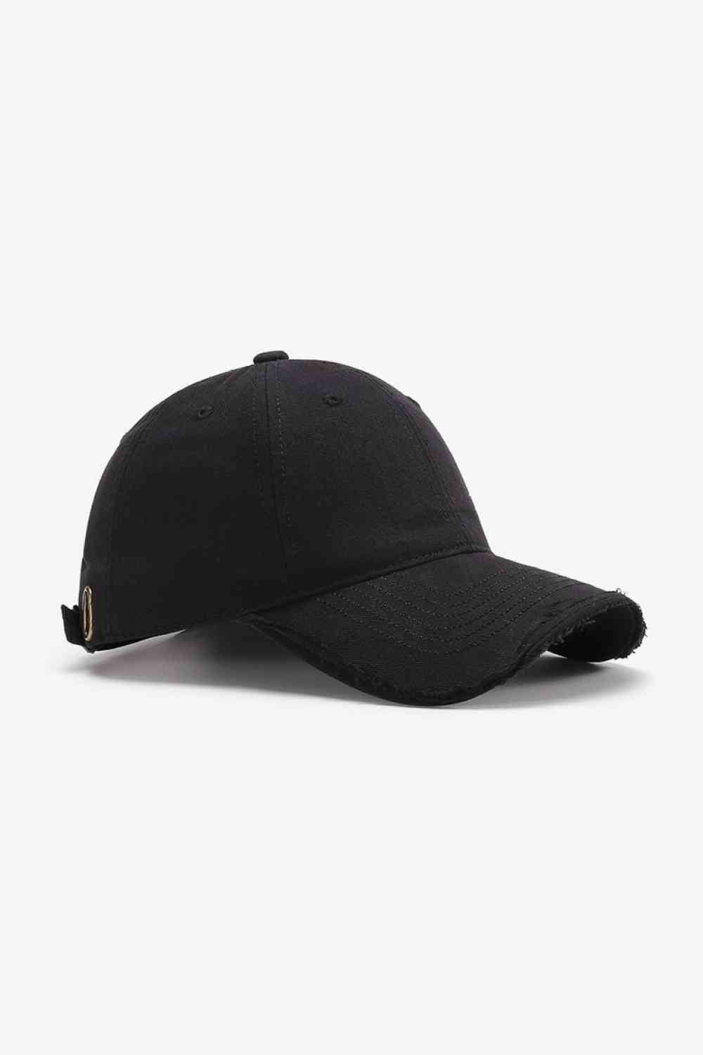 Distressed Adjustable Baseball Cap - TRENDMELO