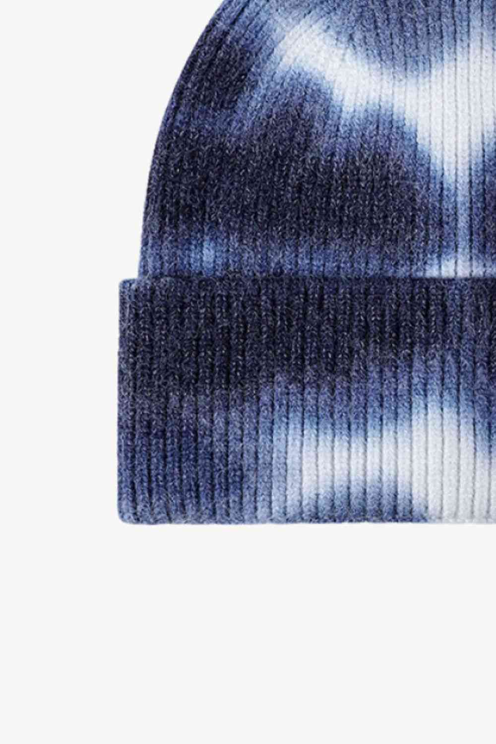 Tie-Dye Cuffed Knit Beanie - TRENDMELO