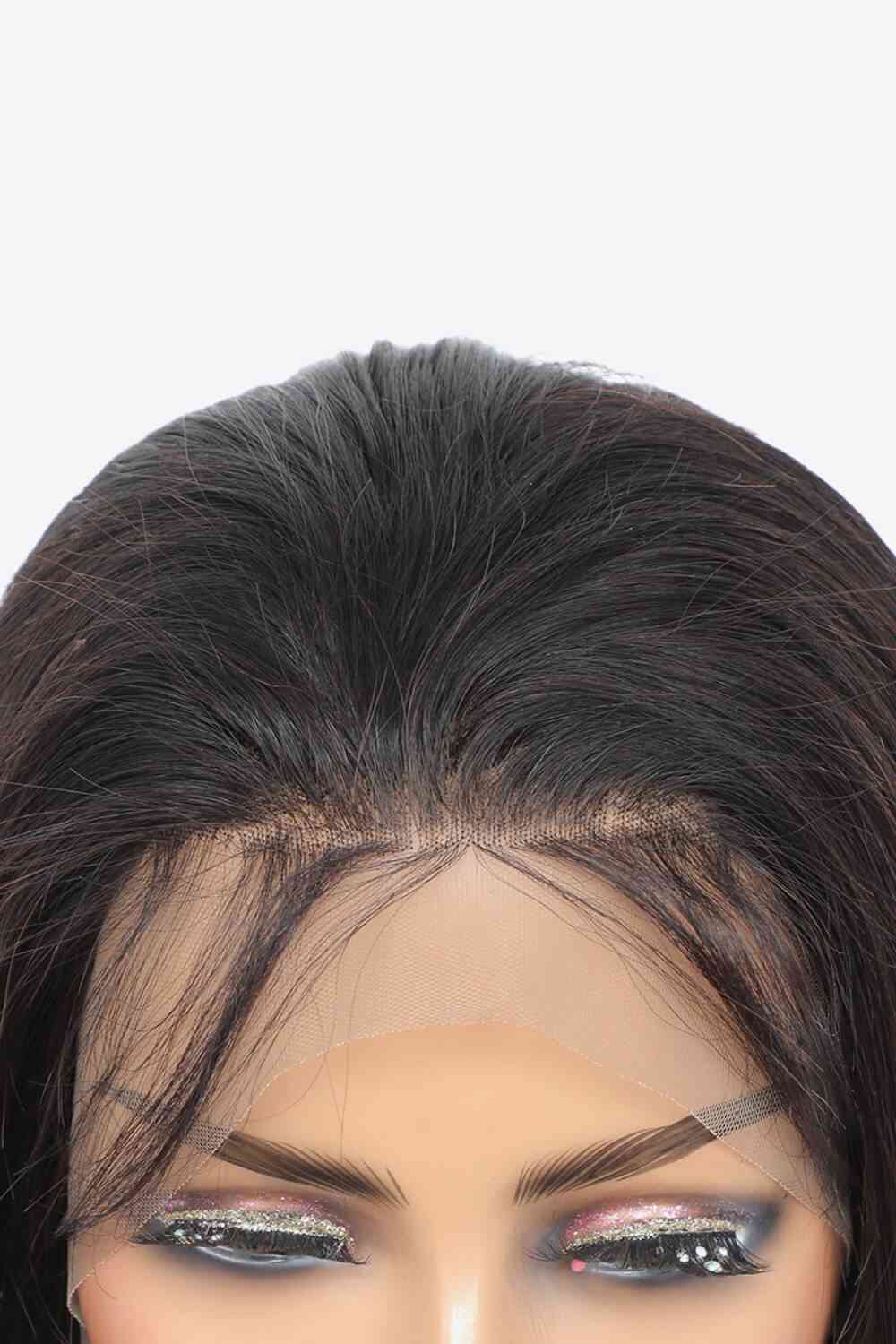 18" 13x4 Lace Front Wigs Virgin Hair Natural Color 150% Density - TRENDMELO