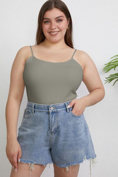 Basic Bae Full Size Round Neck Slim Cami - TRENDMELO