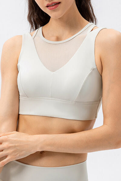 Cutout Wide Strap Active Tank - TRENDMELO