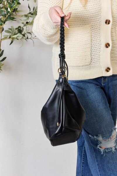 SHOMICO Braided Strap Shoulder Bag - TRENDMELO