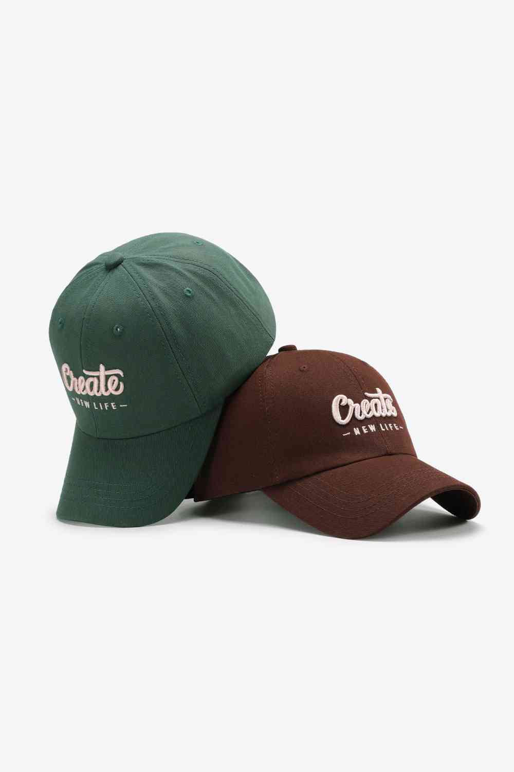 CREATE NEW LIFE Adjustable Cotton Baseball Cap - TRENDMELO