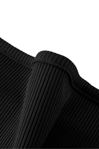 Square Neck Long Sleeve Active Jumpsuit - TRENDMELO