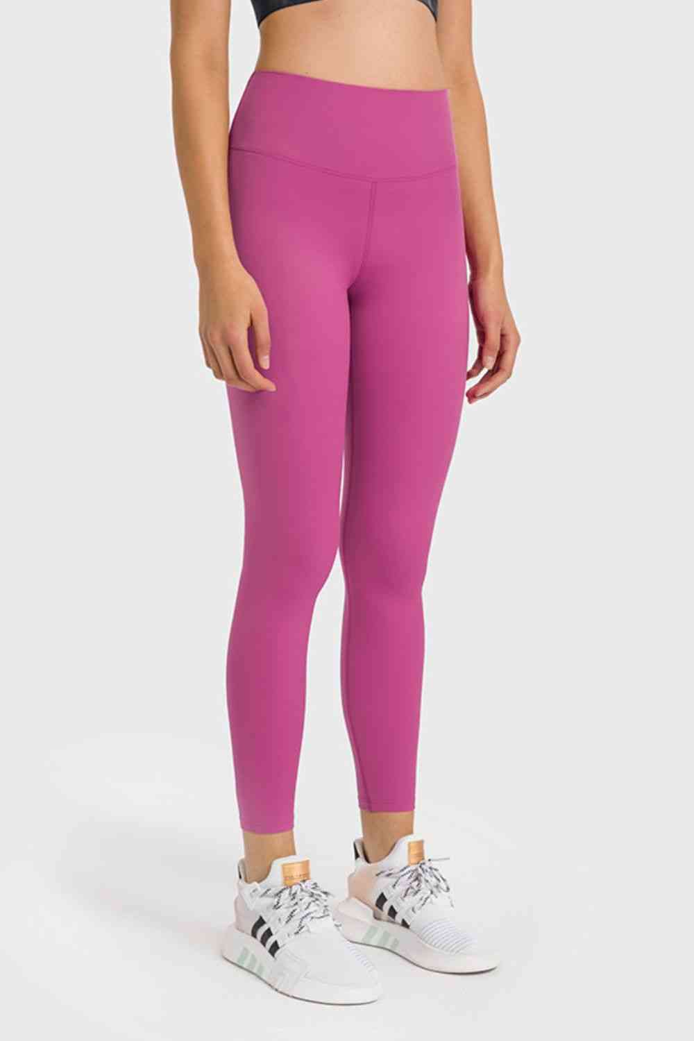 High Waist Ankle-Length Yoga Leggings - TRENDMELO