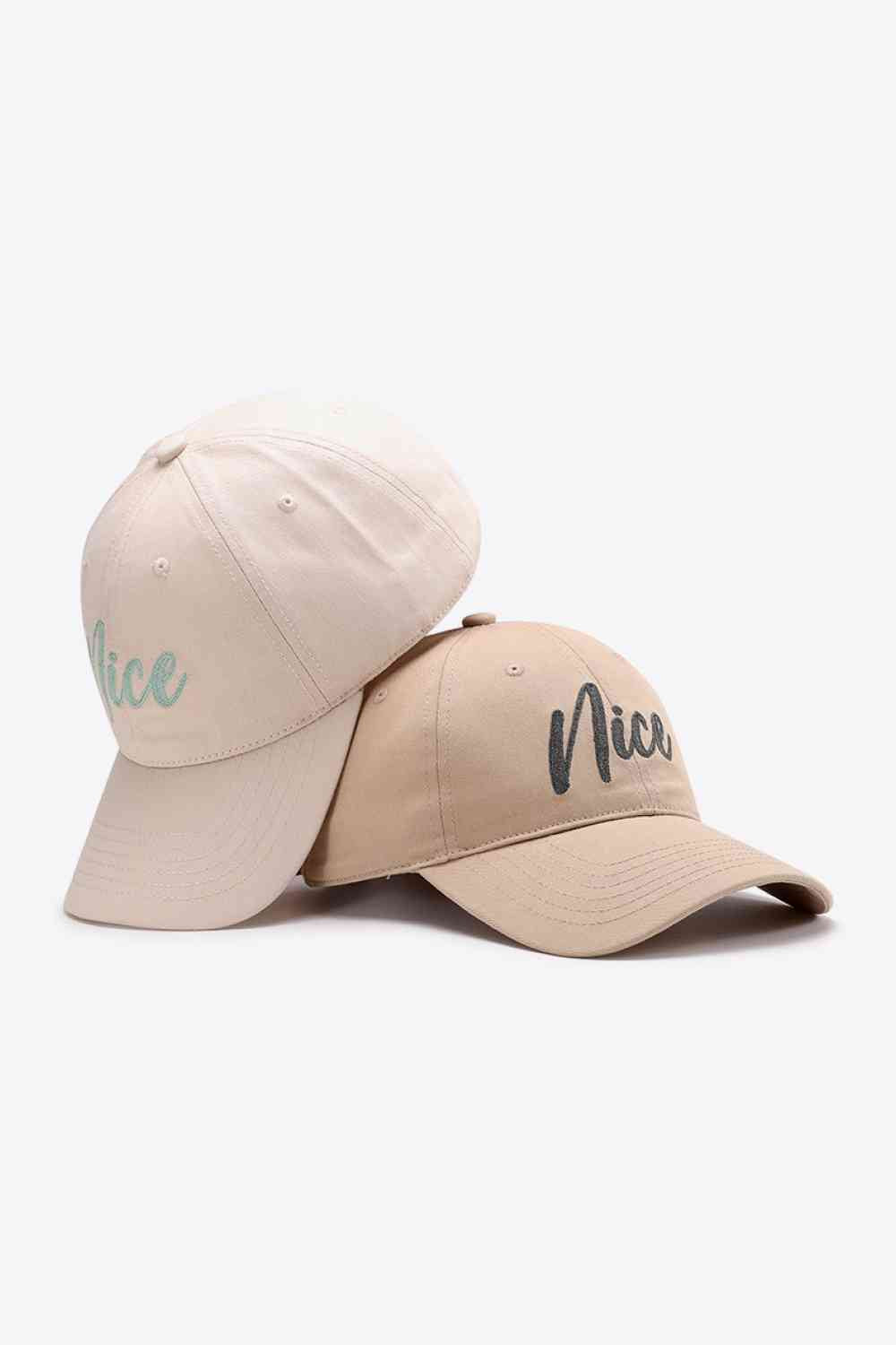 NICE Adjustable Cotton Baseball Cap - TRENDMELO