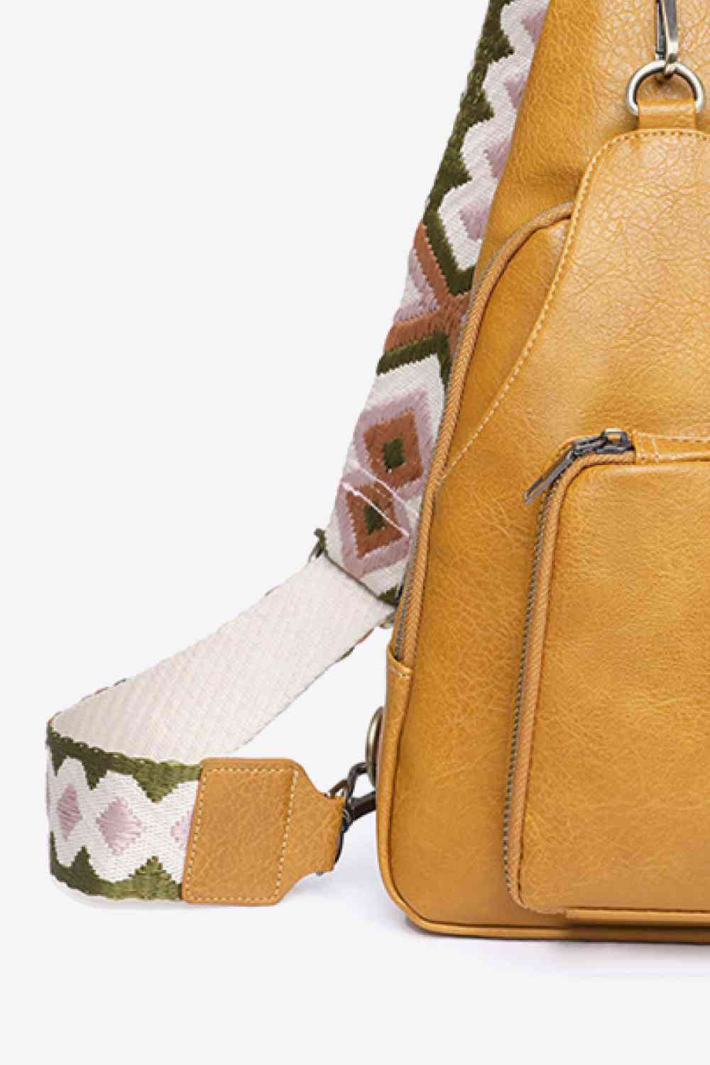 Adored Take A Trip PU Leather Sling Bag - TRENDMELO