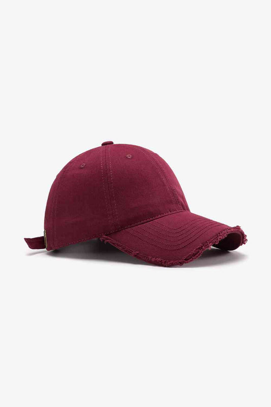 Distressed Adjustable Baseball Cap - TRENDMELO