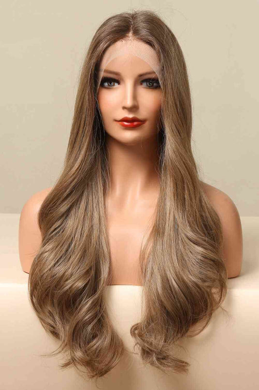 13*2" Lace Front Wigs Synthetic Long Wave 26" 150% Density in Golden Brown - TRENDMELO