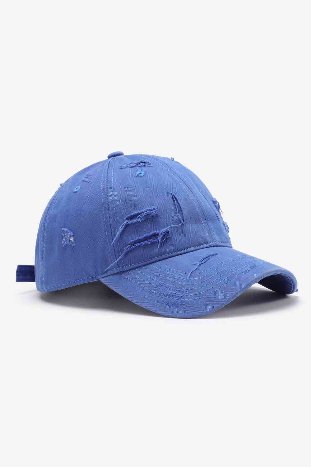 Distressed Adjustable Baseball Cap - TRENDMELO