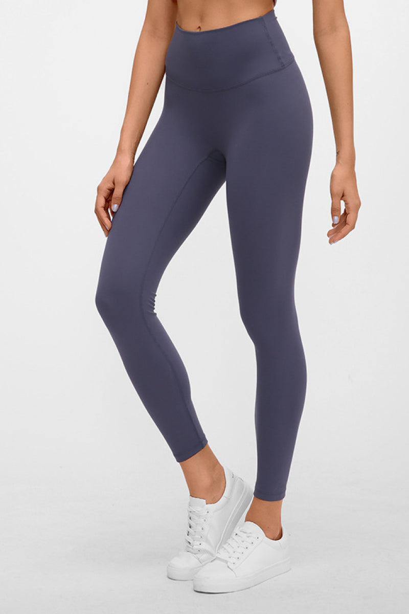 Basic Full Length Active Leggings - TRENDMELO