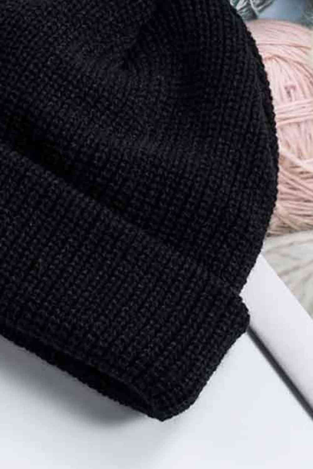 Cozy Rib-Knit Cuff Beanie - TRENDMELO