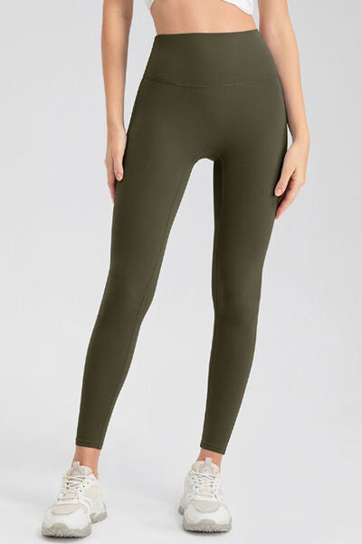 High Waist Skinny Active Pants - TRENDMELO