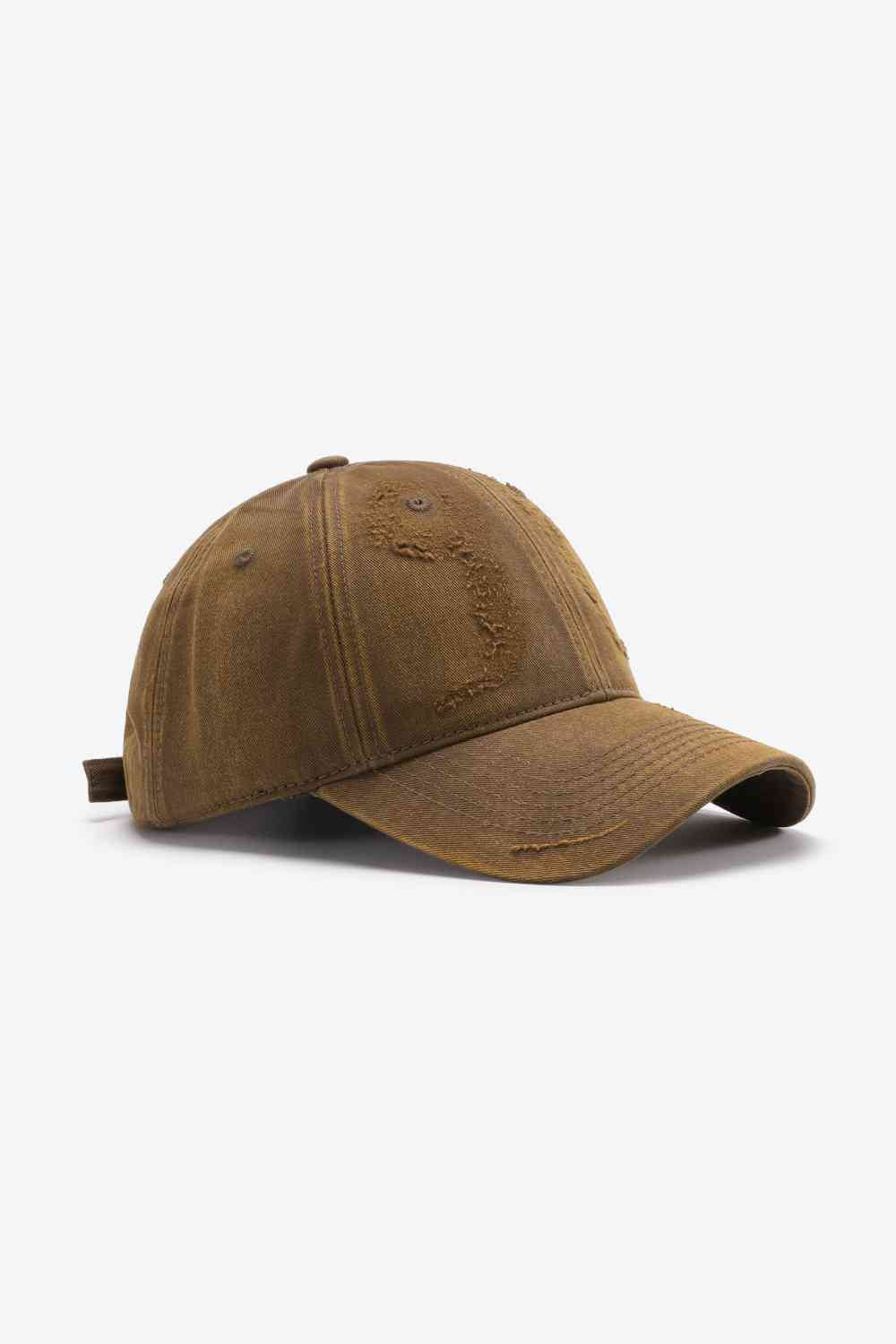 Distressed Adjustable Baseball Cap - TRENDMELO