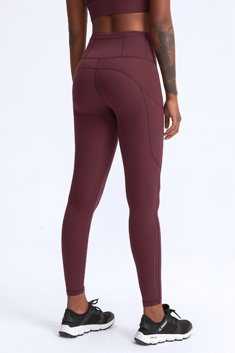 Thigh Pocket Active Leggings - TRENDMELO